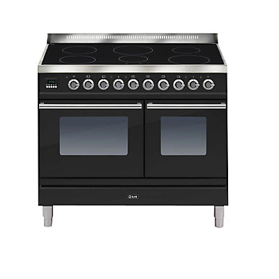 ILVE PDWI100E3 Roma Freestanding Induction Range Cooker Gloss Black ILVE PDWI100E3 Roma Freestanding Induction Range Cooker Gloss Black